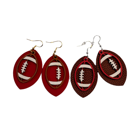 Football Earrings